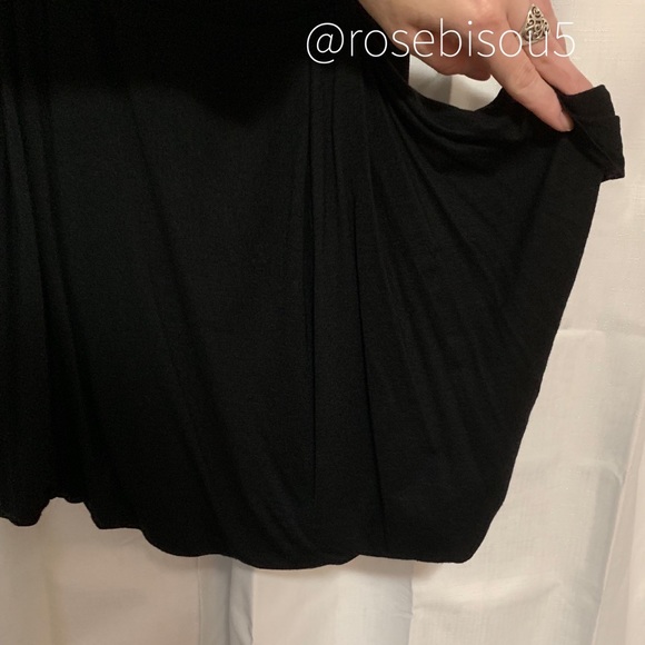 🍸🆕{JOSHUA} Black Braided Chain Embellished LBD - Picture 5 of 8